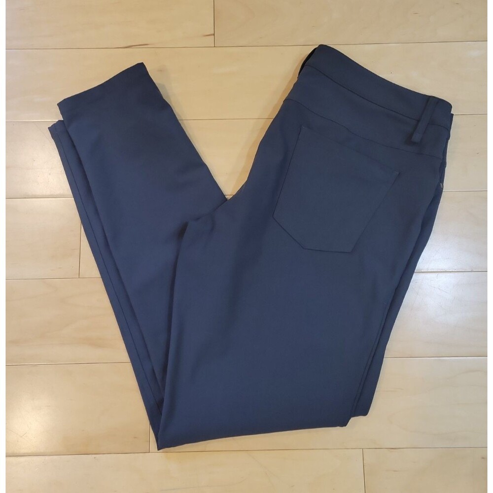 Lululemon ABC Pants Slim Fit Warpstreme Obsidian Grey Size 36x32 M5552S Preppy